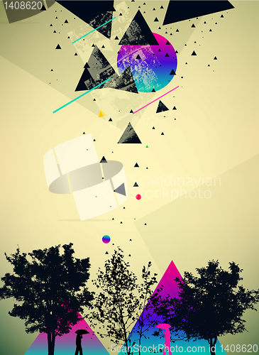 Image of futuristic art background