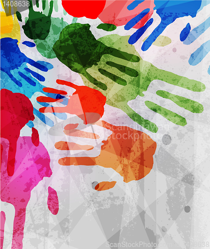 Image of Abstract vector colorful background