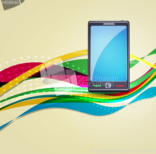 Image of Vector mobile background