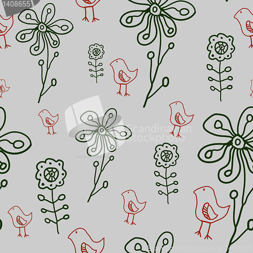 Image of floral seamless pattern