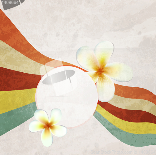 Image of Vector flowers background
