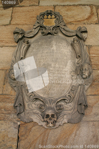 Image of Skull and frame