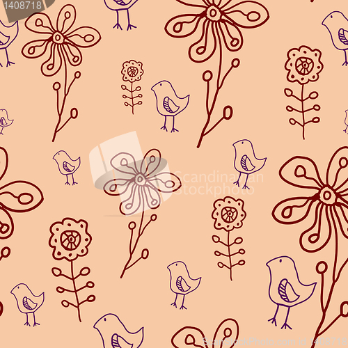 Image of floral seamless pattern