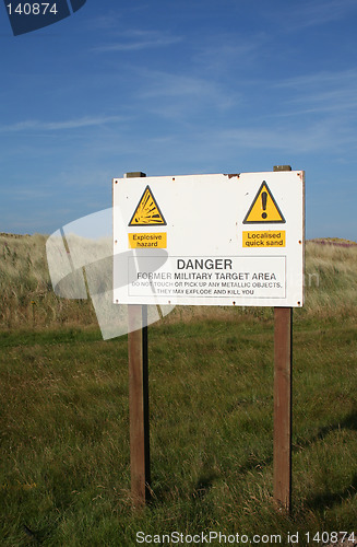 Image of Explosive hazard, localised quick sand
