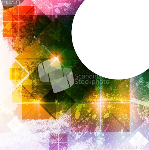 Image of vector abstract high-tech background for design