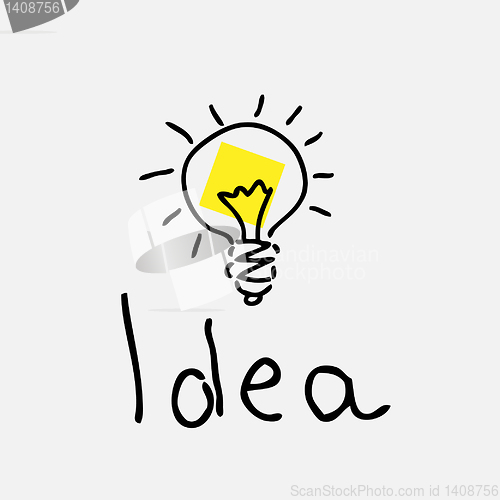 Image of bulb drawing