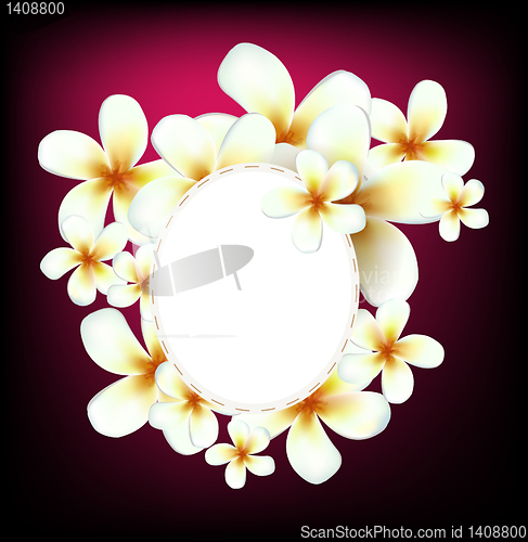 Image of Vector flowers background