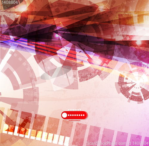 Image of Abstract Vector Techno Background
