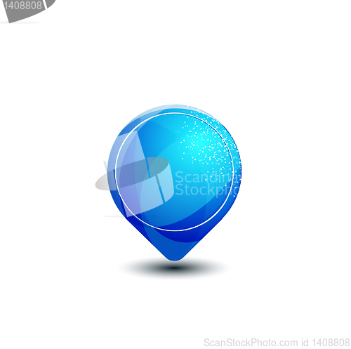 Image of Abstract vector glossy shapes of background. For design