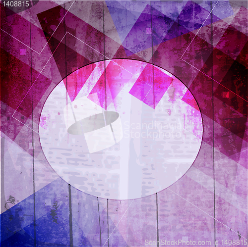 Image of Retro  abstraction in color. Abstract Vector Background