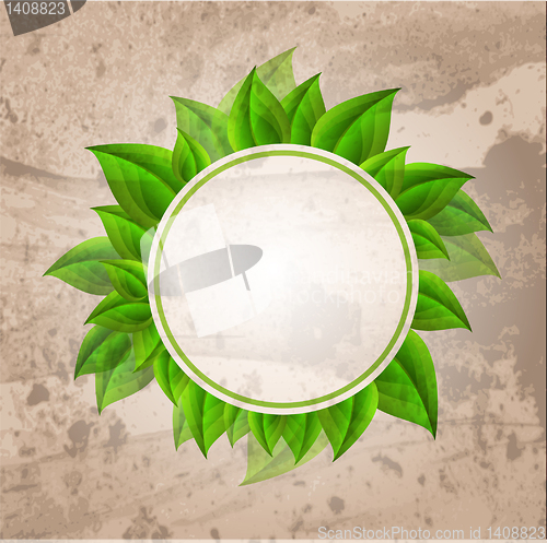 Image of Abstract Nature Green Background