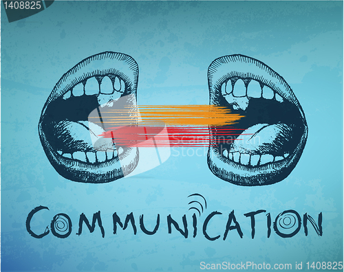 Image of Conceptual abstract background. Communication