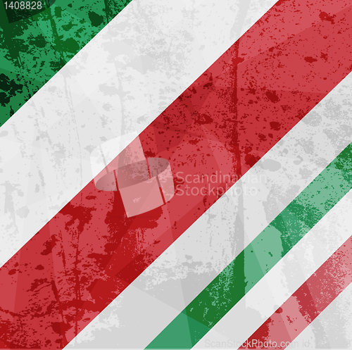 Image of Abstract pattern for design. Retro paper background. Flag of Ita