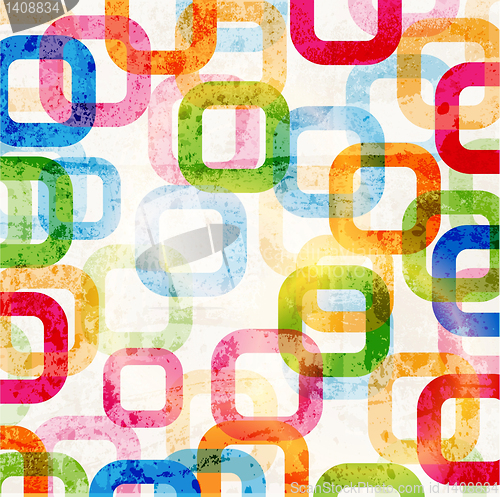 Image of abstract high-tech graphic design circles pattern background