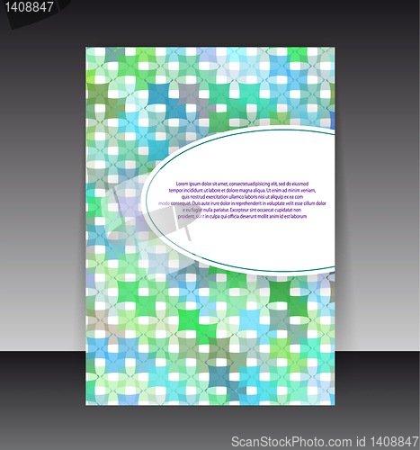 Image of Flyer or cover design. Folder design content background. editabl