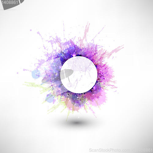 Image of Abstract vector glossy shapes of background. For design