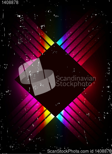 Image of Colorful grunge retro background