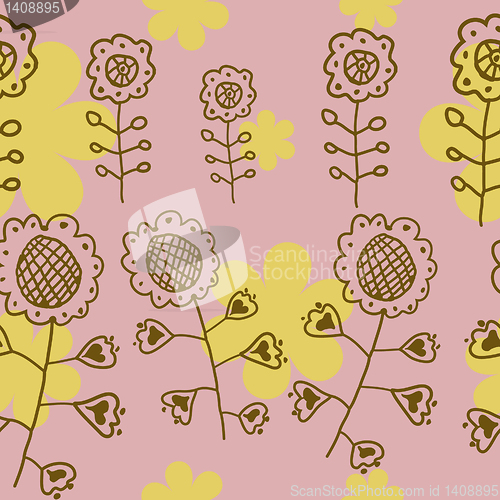 Image of floral seamless pattern