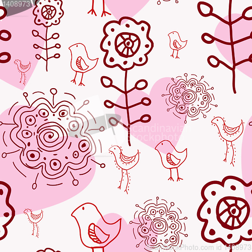 Image of floral seamless pattern