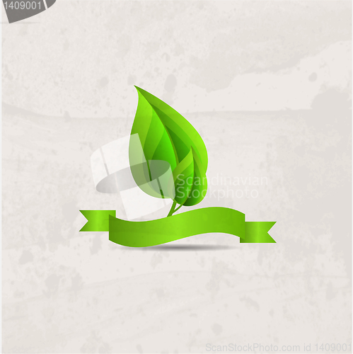 Image of Abstract Nature Green Background