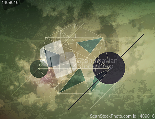 Image of Abstract dark shape design concept. Vector illustration