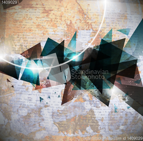 Image of Abstract dark shape design concept. Vector illustration