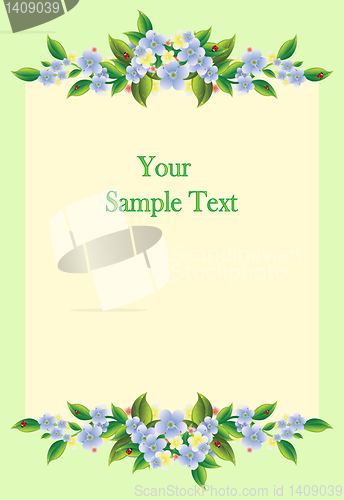 Image of floral frame