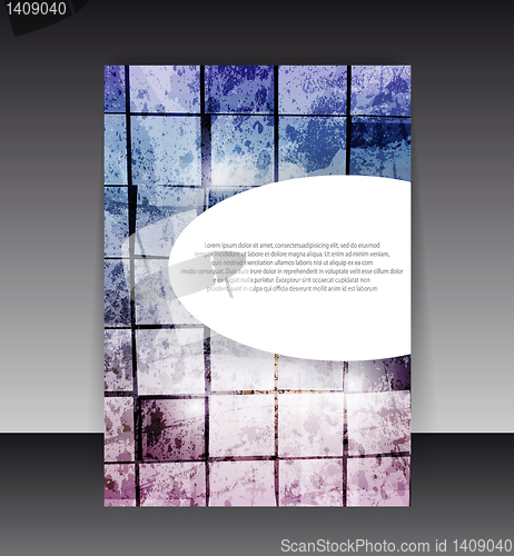 Image of Flyer or Cover Design. Folder design content background. editabl