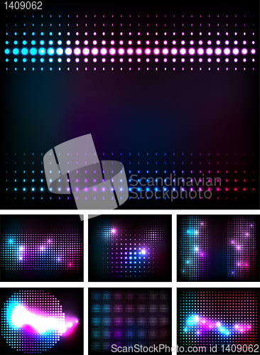 Image of vecto disco lights