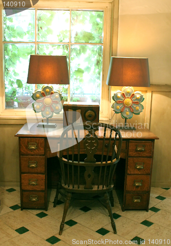 Image of Old fashioned desk