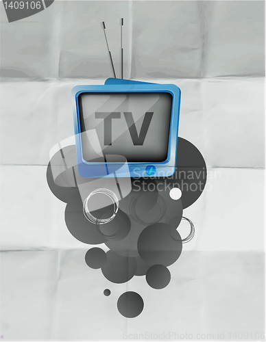 Image of Retro TV background