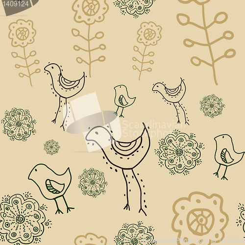 Image of floral seamless pattern