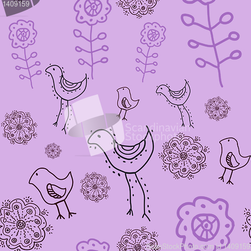 Image of floral seamless pattern