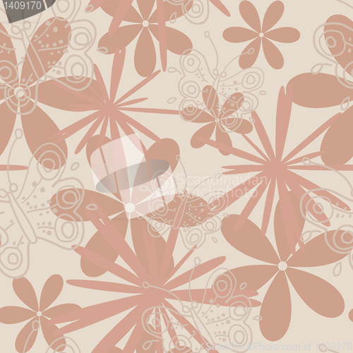 Image of floral seamless pattern