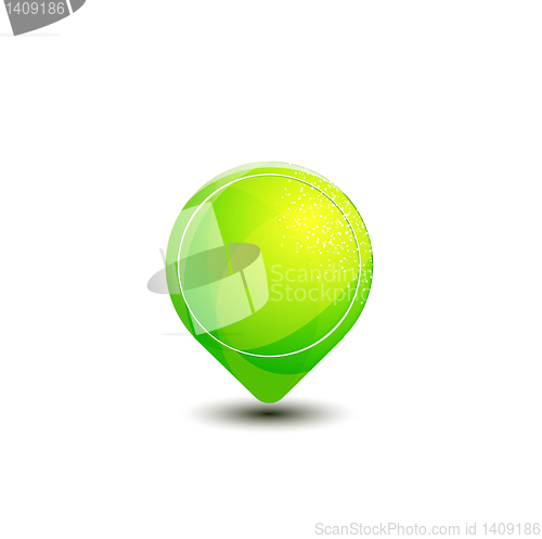 Image of Abstract vector glossy shapes of background. For design