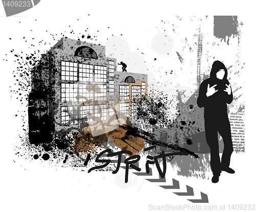 Image of Grunge urban background