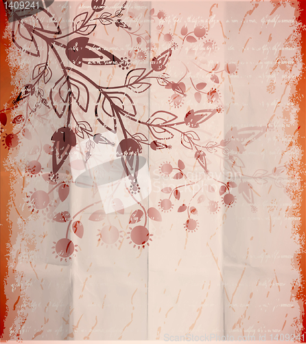 Image of Cute floral background