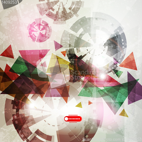 Image of Abstract dark shape design concept. Vector illustration