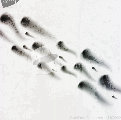 Image of Abstract dark shape design concept. Vector illustration