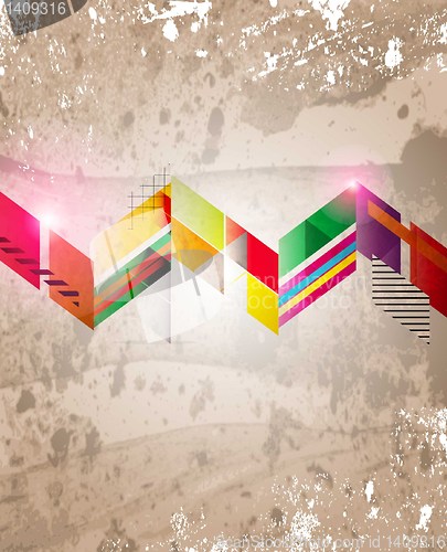 Image of Abstract colorful technology vector background