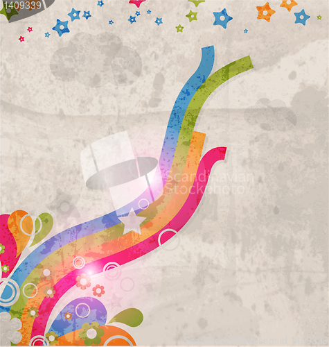 Image of Retro modern vector illustration