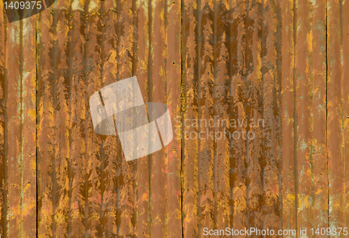 Image of Rusty corrugated metal roof