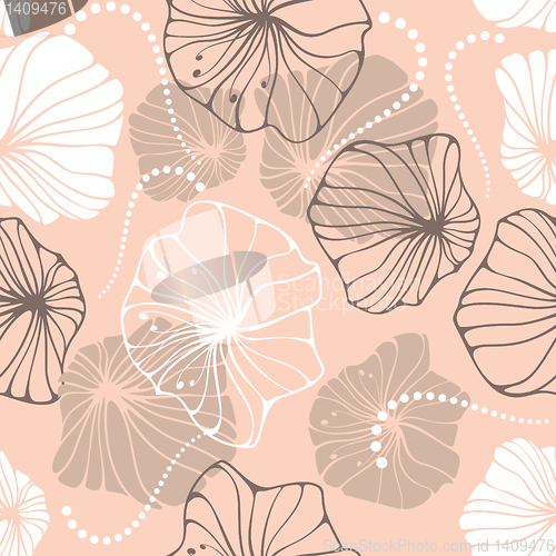 Image of seamless floral background