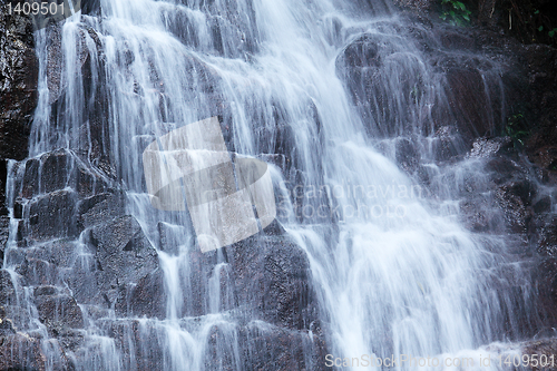 Image of Close-up of waterfall 