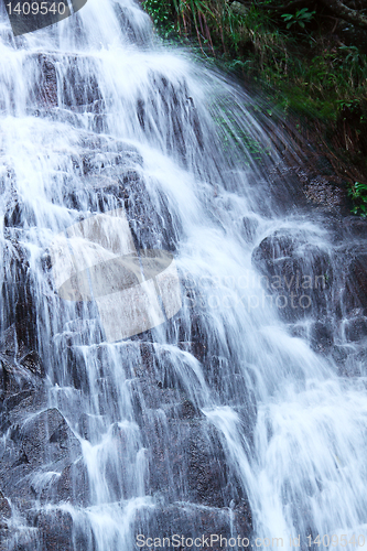 Image of Close-up of waterfall 