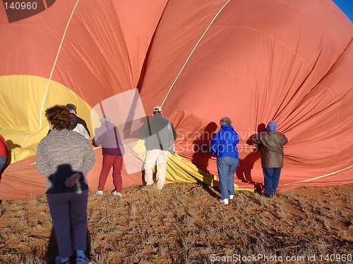 Image of end of ballooning