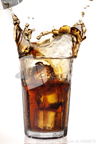 Image of cola splash