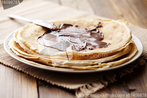 Image of chocolate crepes