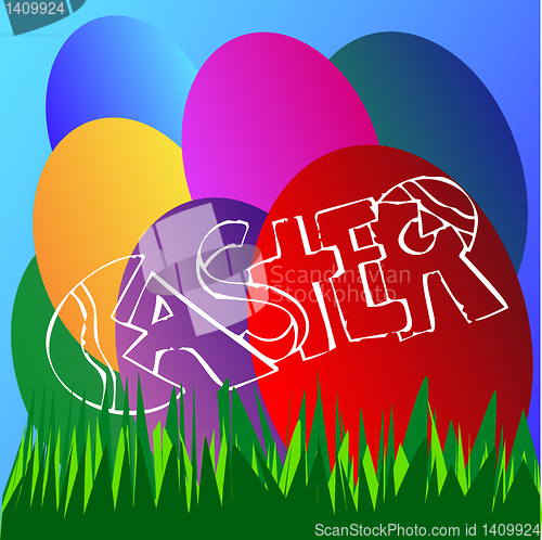 Image of Easter eggs