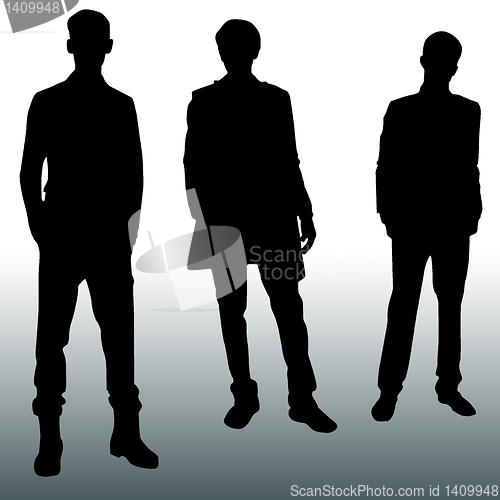 Image of Silhouette fashion men